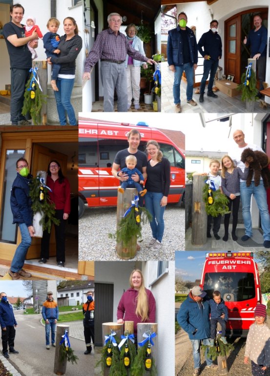 Meterweise Maibaum - und die Lieferung direkt nach Hause